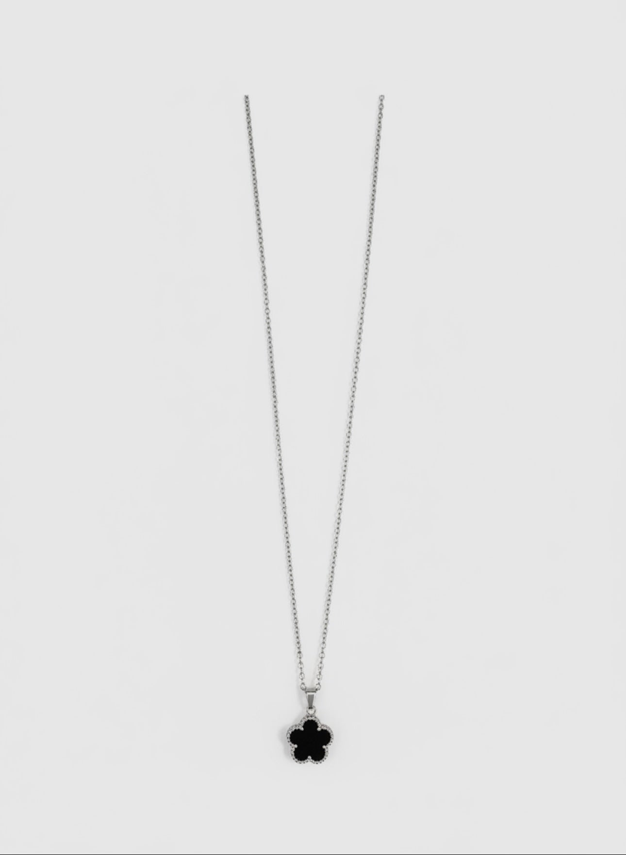 COLLANA QUADRIFOGLIO ARGENTO