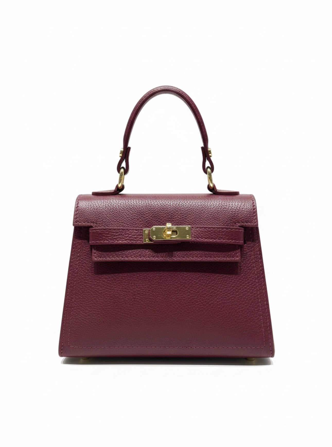 BORSA IN PELLE BORDEAUX