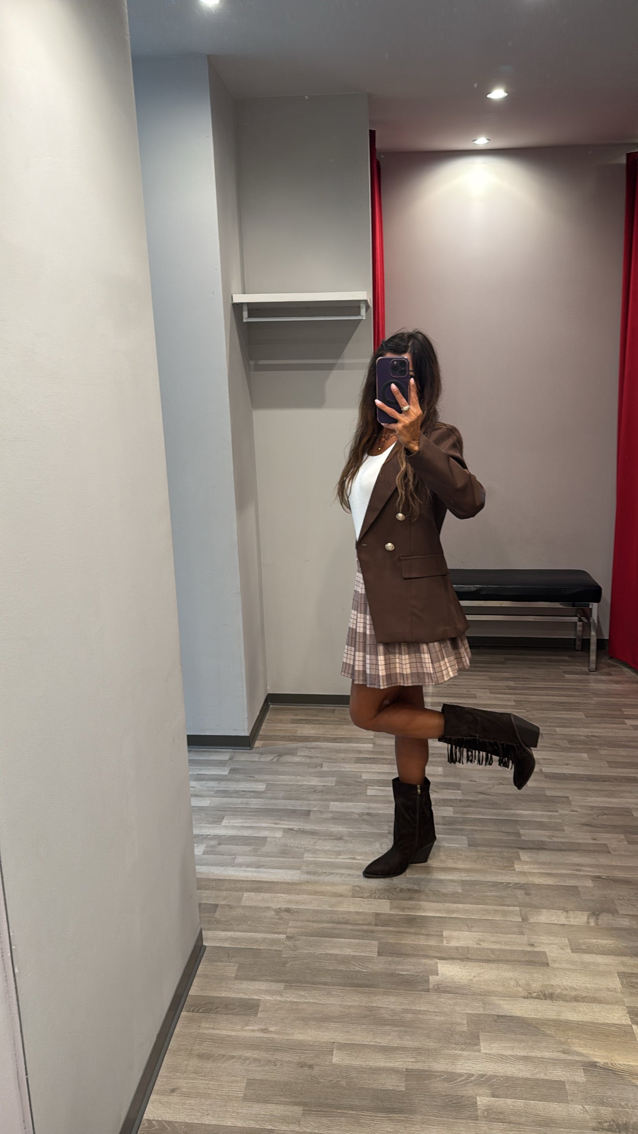 GIACCA MODELLO BALMAIN MARRONE