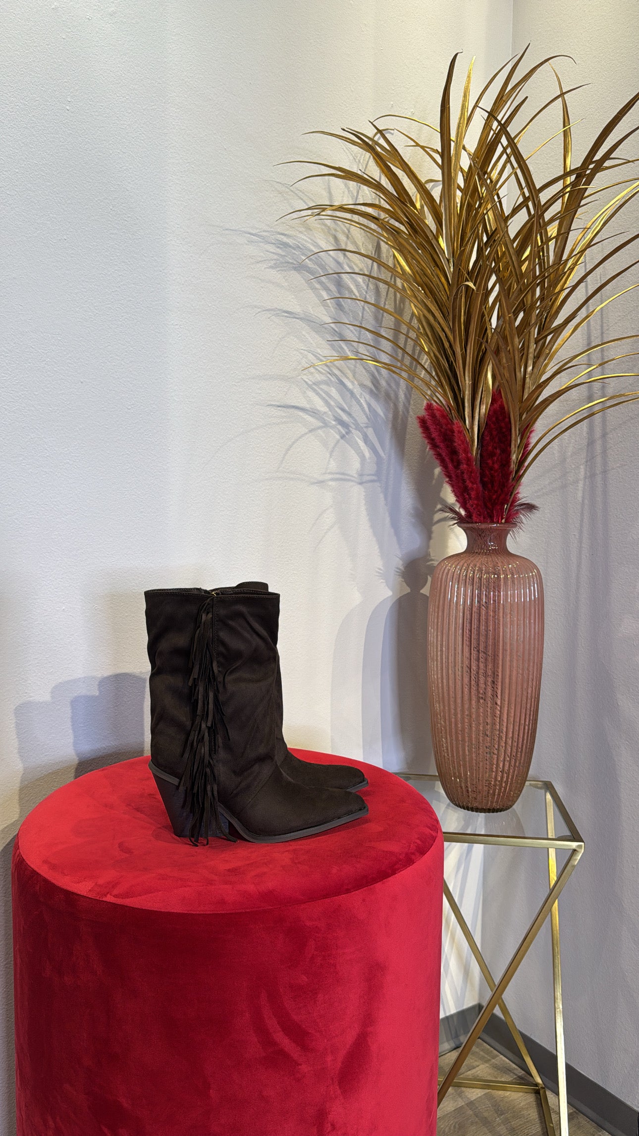 TEXANO MARRONE FRANGE