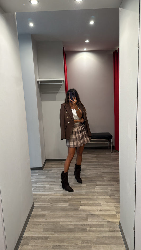 GIACCA MODELLO BALMAIN MARRONE