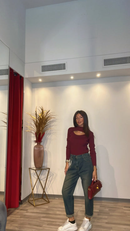JEANS CATENA PERLE