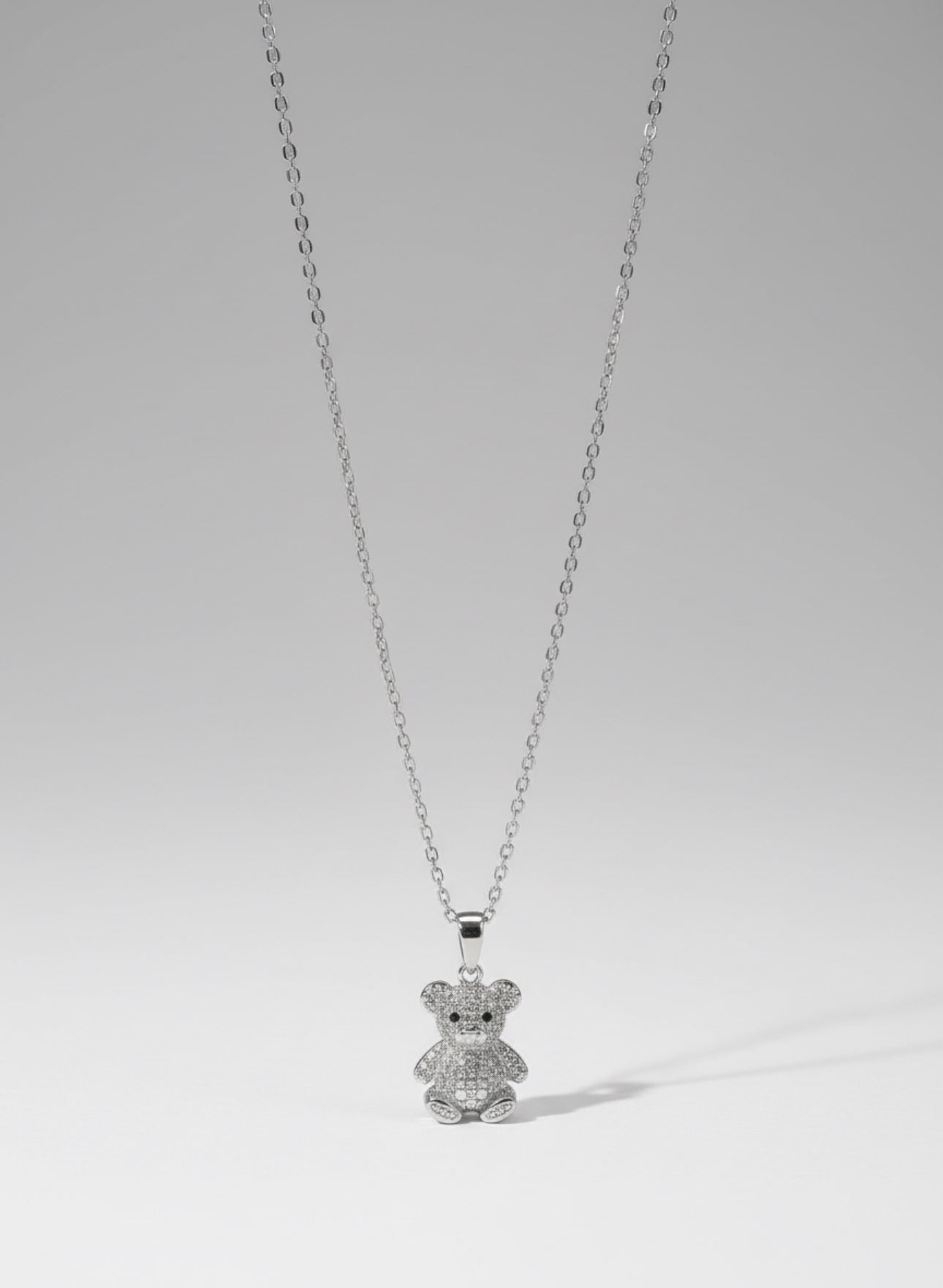 COLLANA ORSETTO ARGENTO