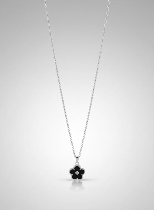COLLANA QUADRIFOGLIO ARGENTO