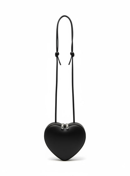 BORSA CUORE NERO