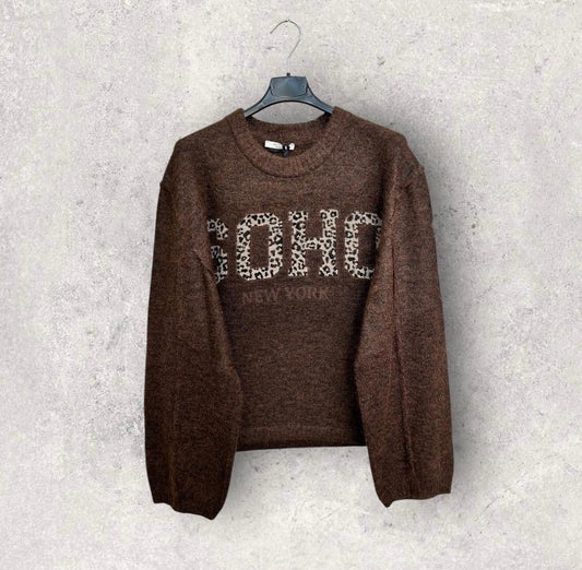 MAGLIONE SOHO MARRONE