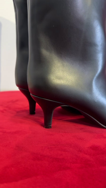 STIVALE NERO TACCO 3 CM