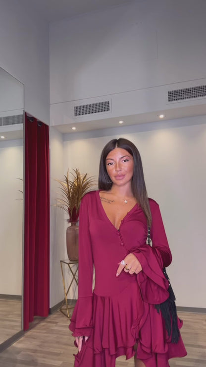 ABITO BORDEAUX BALZE