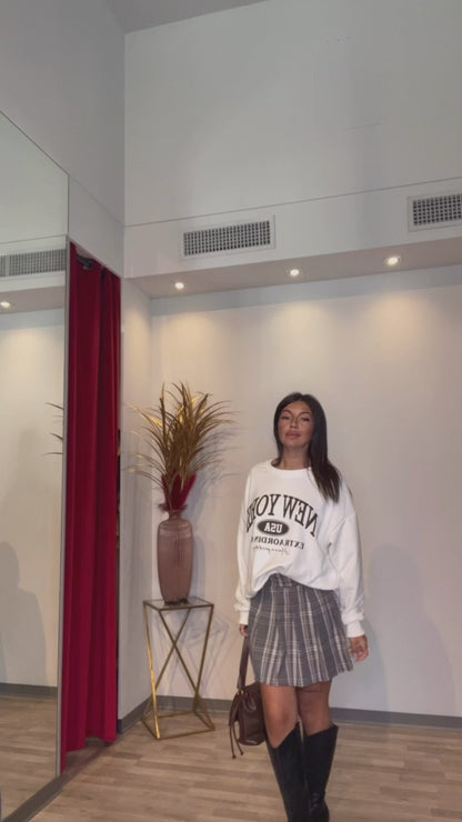 GONNA A PIEGHE TARTAN